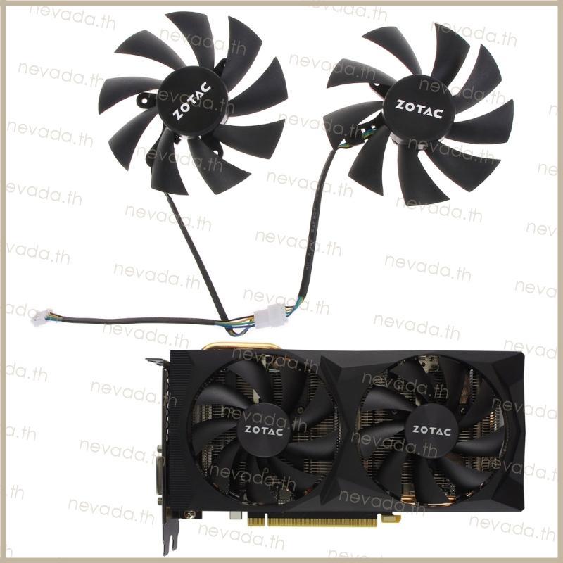 Nev ʚɞ พัดลม VGA สําหรับ Zotac RTX2060 2060 SUPER Destroyer กราฟิกการ์ดระบายความร้อน 4Pin 12V