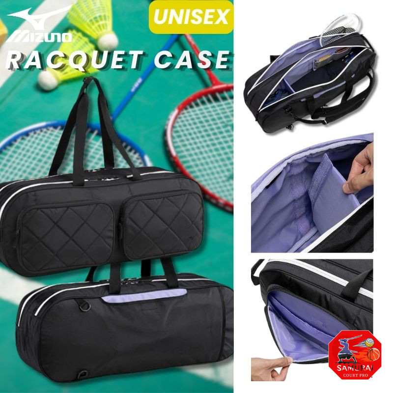 [Mizuno] Racket Case 73JDC013 Black/Purple