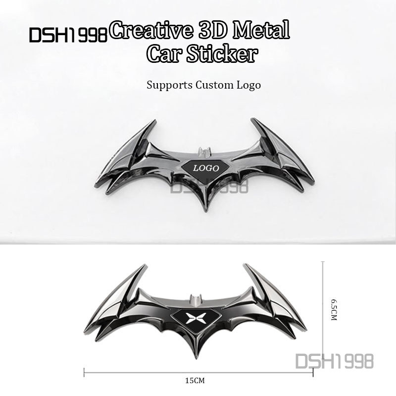 XPENG Creative Bat Metal Car 3D Sticker XPENG G6 XPENG X9