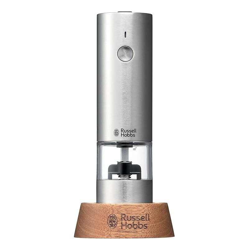 "Russell Hobbs Rechargeable Salt & Pepper Mill Mini - Black"