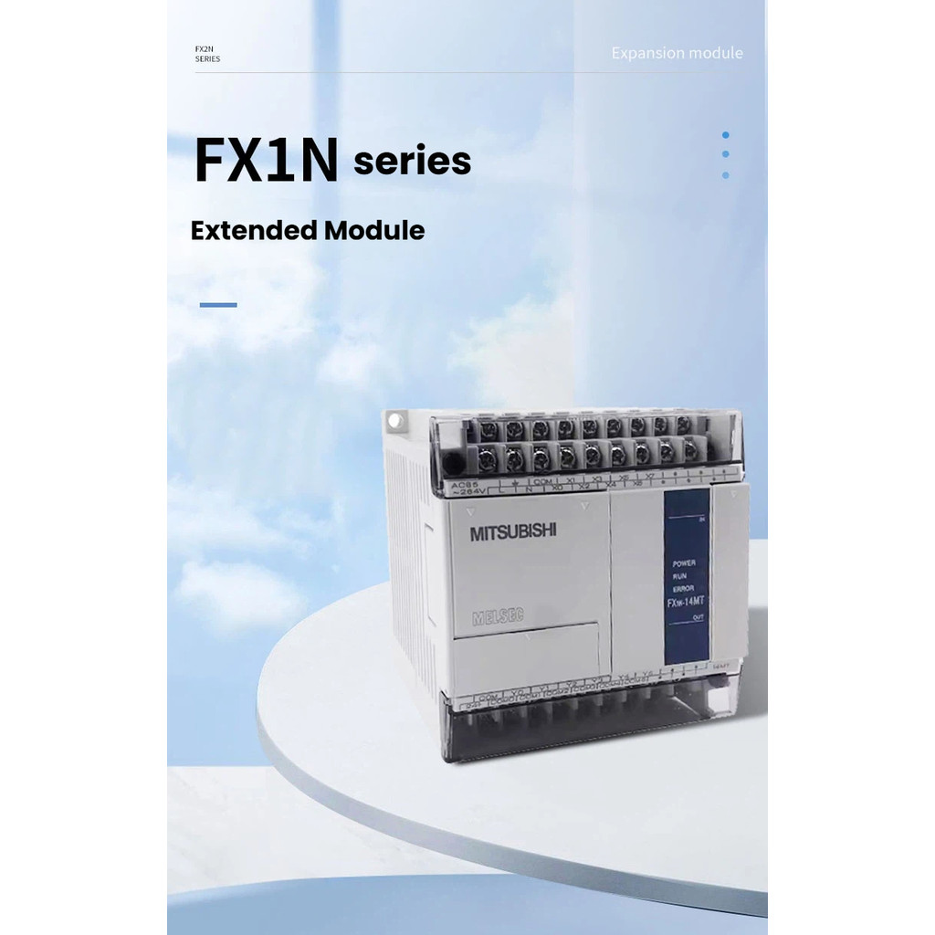 ยี่ห้อใหม่ Mitsubishi Programmable Controller PLC FX1N-60MR-001 40MR 24MR 14MR MT-D