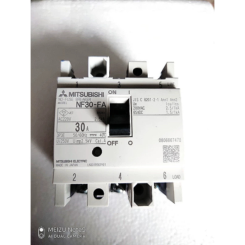ของแท้ Mitsubishi NF30-FA NV30-FA 2P 3P 5A10A 15 20 30A NV50 ไม่สามารถได้