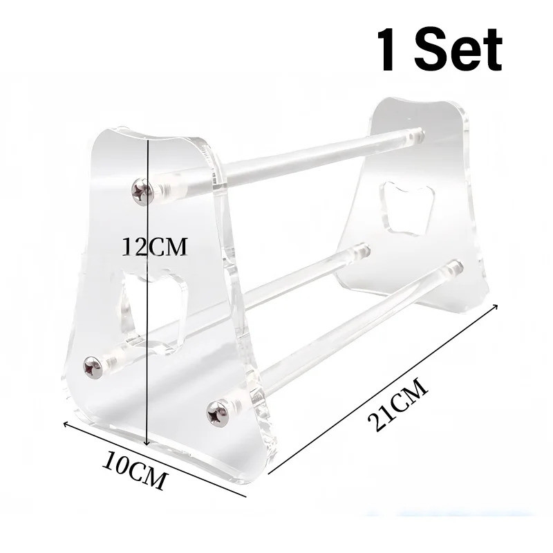 1 Set Dental Orthodontic Pliers Shelf Organizer Acrylic Stand Holder Forcep Rack Clear Dentistry Too
