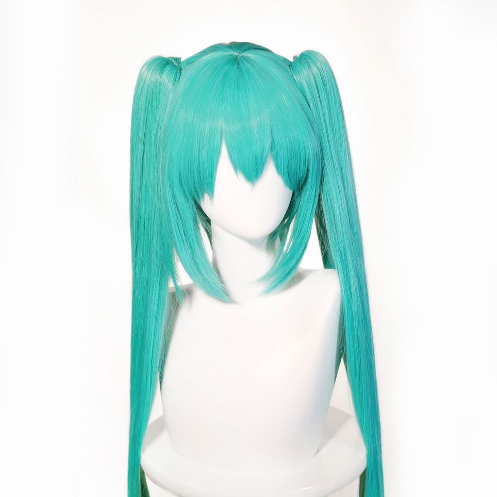 วิกผม Hatsune Miku สไตล์หางม้าและเสือ สำหรับคอสเพลย์ DLC2511