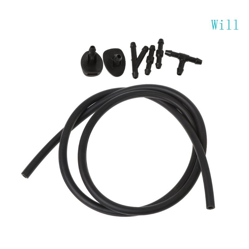 2 Pcs Windscreen Car Water Wiper Nozzle Mist Washer  Jet AP For  307