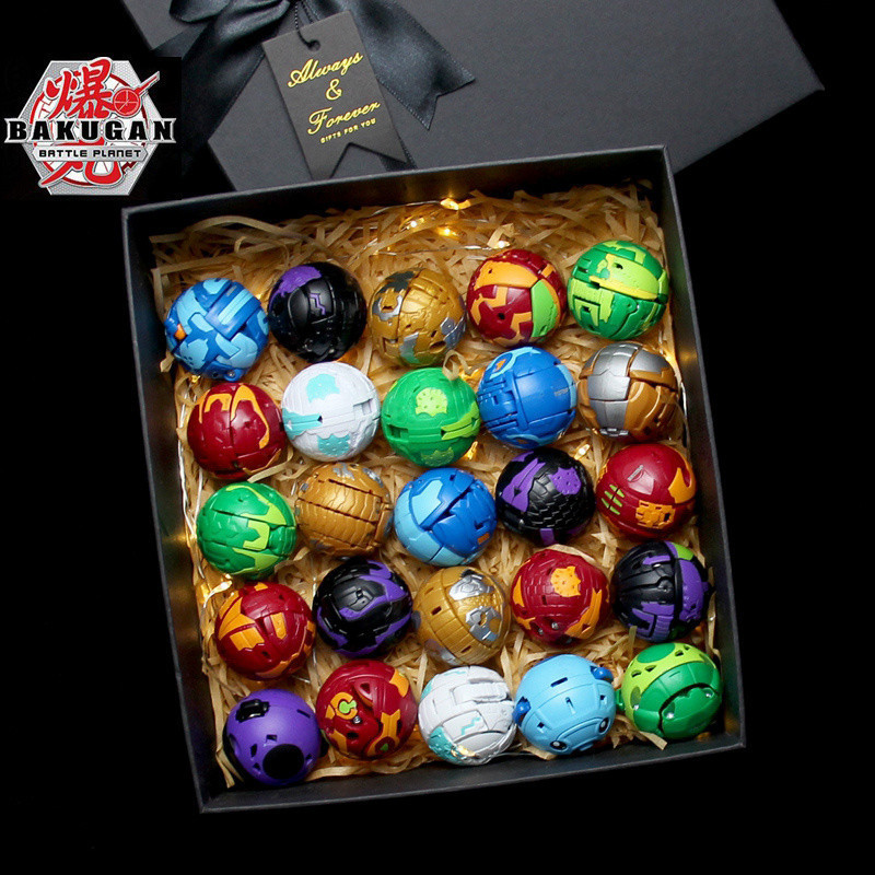 【พร้อมส่ง】Bakugan Boy Mystery Box Octopus Spider Unicorn Can Eject Deformation Ball Burst Egg Childr