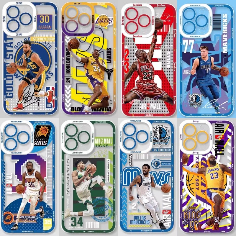 เครื่องเล่น NBA Jordan Kobe James Curry เคสโทรศัพท์สําหรับ Xiaomi POCO X7 X6 PRO X5 PRO X4 NFC GT M3