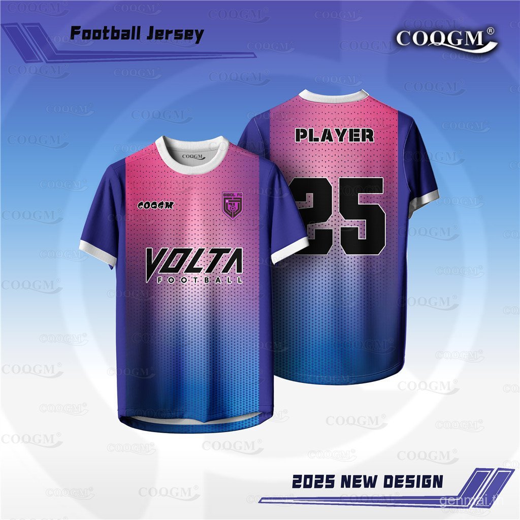 เสื้อฟุตบอล NFL แบบคอปก พร้อมหมายเลขและชื่อ พิมพ์ได้เอง ชุดกีฬาไมโครไฟเบอร์คุณภาพสูง ปี 2025