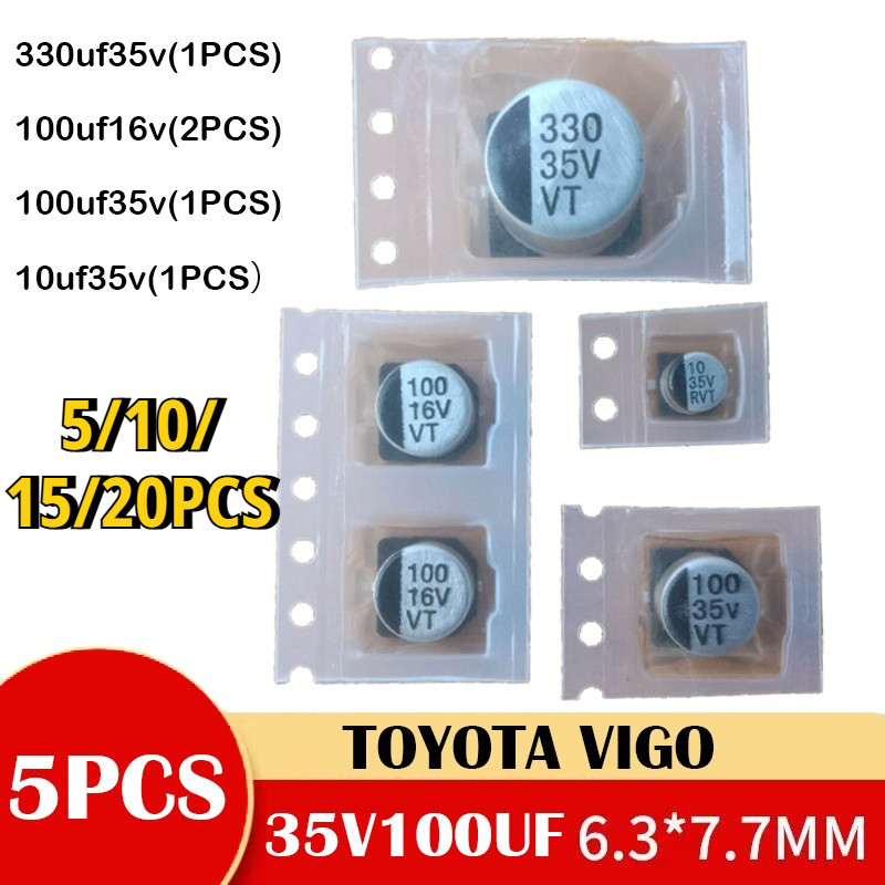 5 ชุดคาปาซิเตอร์ สำหรับเรือนไมล์ TOYOTA VIGOวีโก้ดีเซล/เบนซิน (5ชุด)