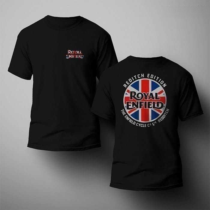 Royal Enfield รถจักรยานยนต์ผ้าฝ้าย 100% เสื้อยืด Unisex Moge Club แฟชั่นแขนสั้นอินเทรนด์ Cool Street Casual อเนกประสงค์ ราคา ถูกที่สุด ดีลบีเคเค