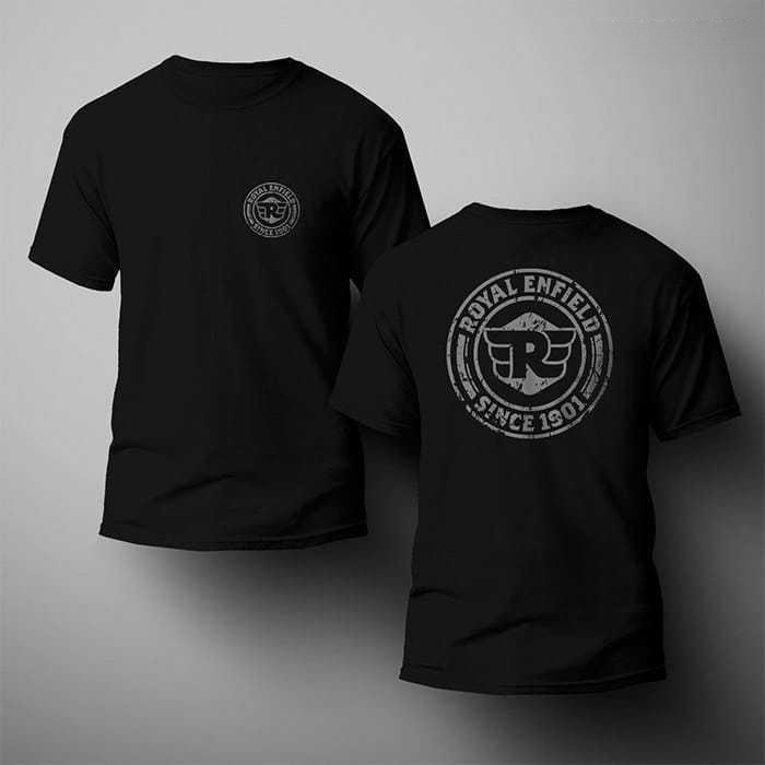 Royal Enfield รถจักรยานยนต์ผ้าฝ้าย 100% เสื้อยืด Unisex Moge Club แฟชั่นแขนสั้นอินเทรนด์ Cool Street Casual อเนกประสงค์ ราคา ถูกที่สุด ดีลบีเคเค แกลเลอรีภาพที่ 5