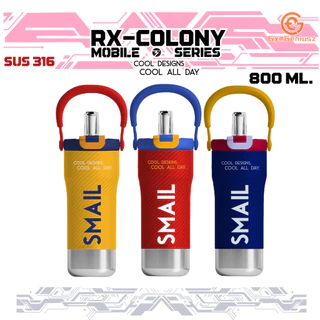 SMAIL แก้วน้ำสแตนเลส 316 800ML เก็บร้อนเย็นได้นาน ฝาปิด Double Lock หลอดกรองในตัว ดีไซน์เรียบ พกพาง่าย