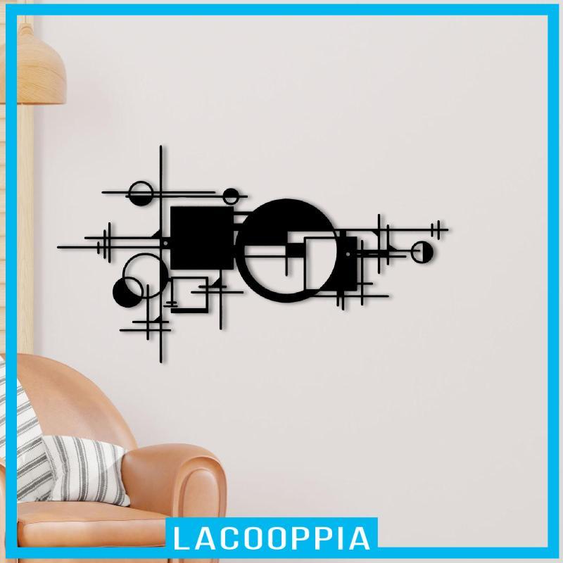 [Lacooppia] Wall Decor Iron Modern Geometric แขวนตกแต่งสําหรับ Social Club Garden ห้องนอน 44 ซม.X 22