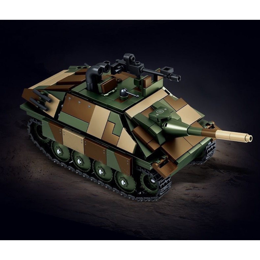 Mybeautyhouse 476PCS MOC JP.PZ 38T ถังพิฆาตรูปของเล่นก่อสร้างอาคารบล็อกอิฐของขวัญเด็ก DIY ชุดใหม่