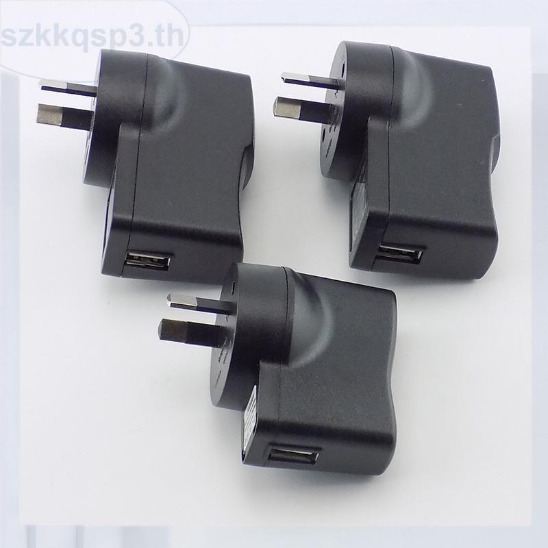 Universal Australia AU ปลั๊กอะแดปเตอร์ 5V 1A 2A 3A USB Wall Charger แหล่งจ่ายไฟ Travel Adapter ชาร์จ