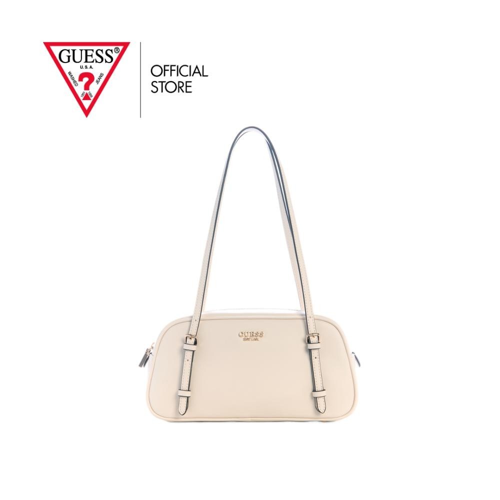 GUESS กระเป๋า รุ่น BG964508 CERELIA SHOULDER SATCHEL SHOULDER BAG สีเบจ