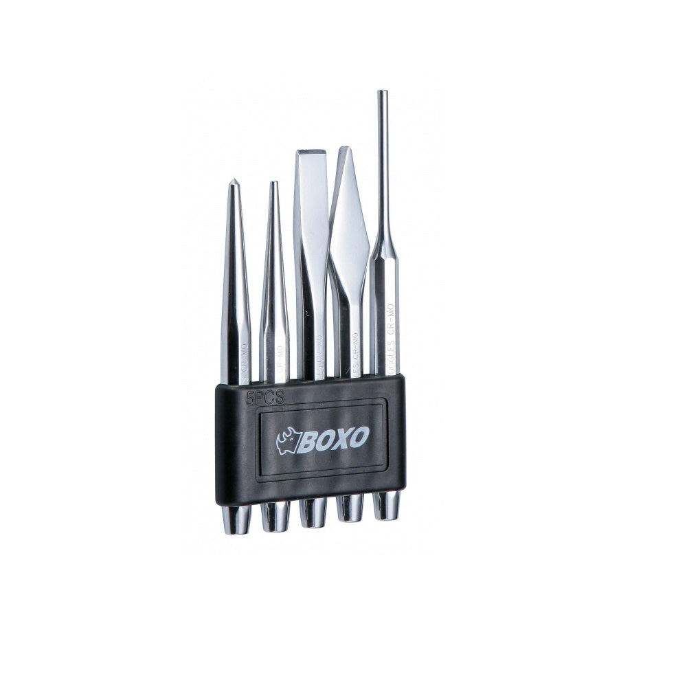 BOXO TOOLS ชุดหมัดและสิ่ว 5 ชิ้น (PP-05BP)