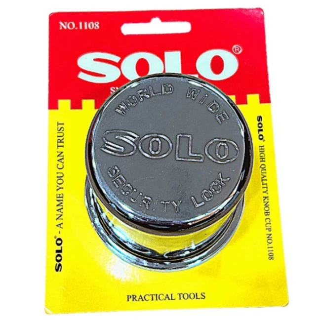 SOLO ฝาครอบลูกบิดประตู รุ่น NO.1108 สีสเตนเลส - รูปที่ 1