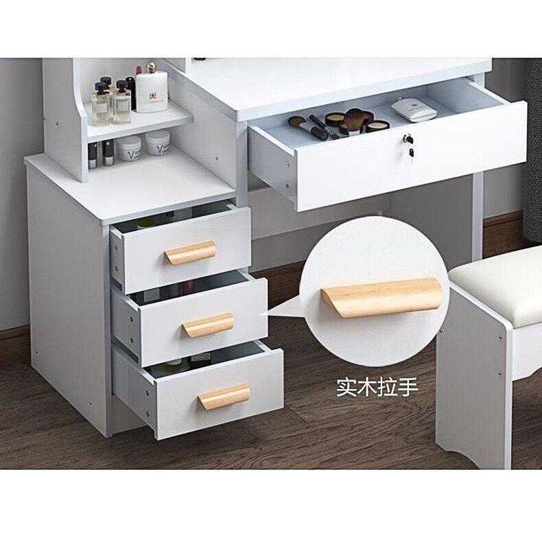 YiFeng โต๊ะเครื่องแป้ง โต๊ะแต่งหน้า โต๊ะเครื่องแป้งไม้ รุ่น H5601-H5604