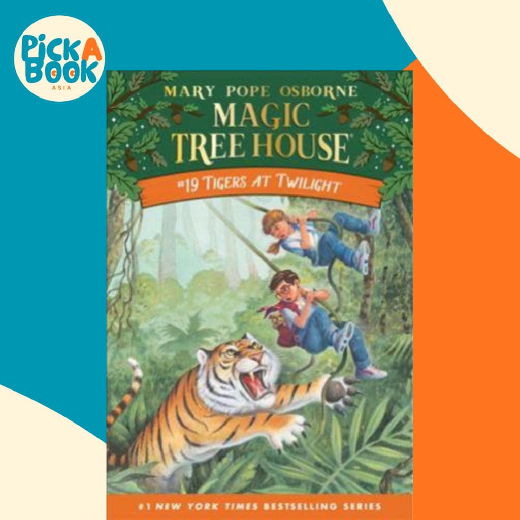 Magic Tree House 19 Tigers At Twilight by Mary Pope Osborne (ฉบับ US ปกอ่อน)