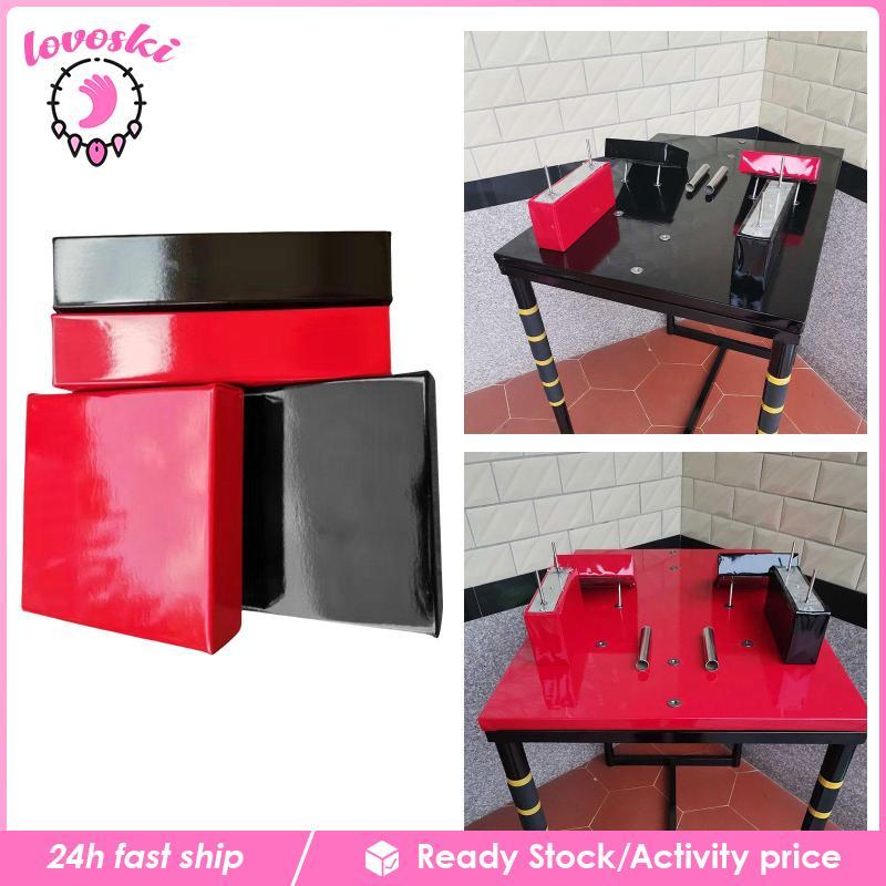 [Lovoski] Arm Wrestling Table Pads Wrist Strength Support Forearm Compact Resuable Mat with Rod for 