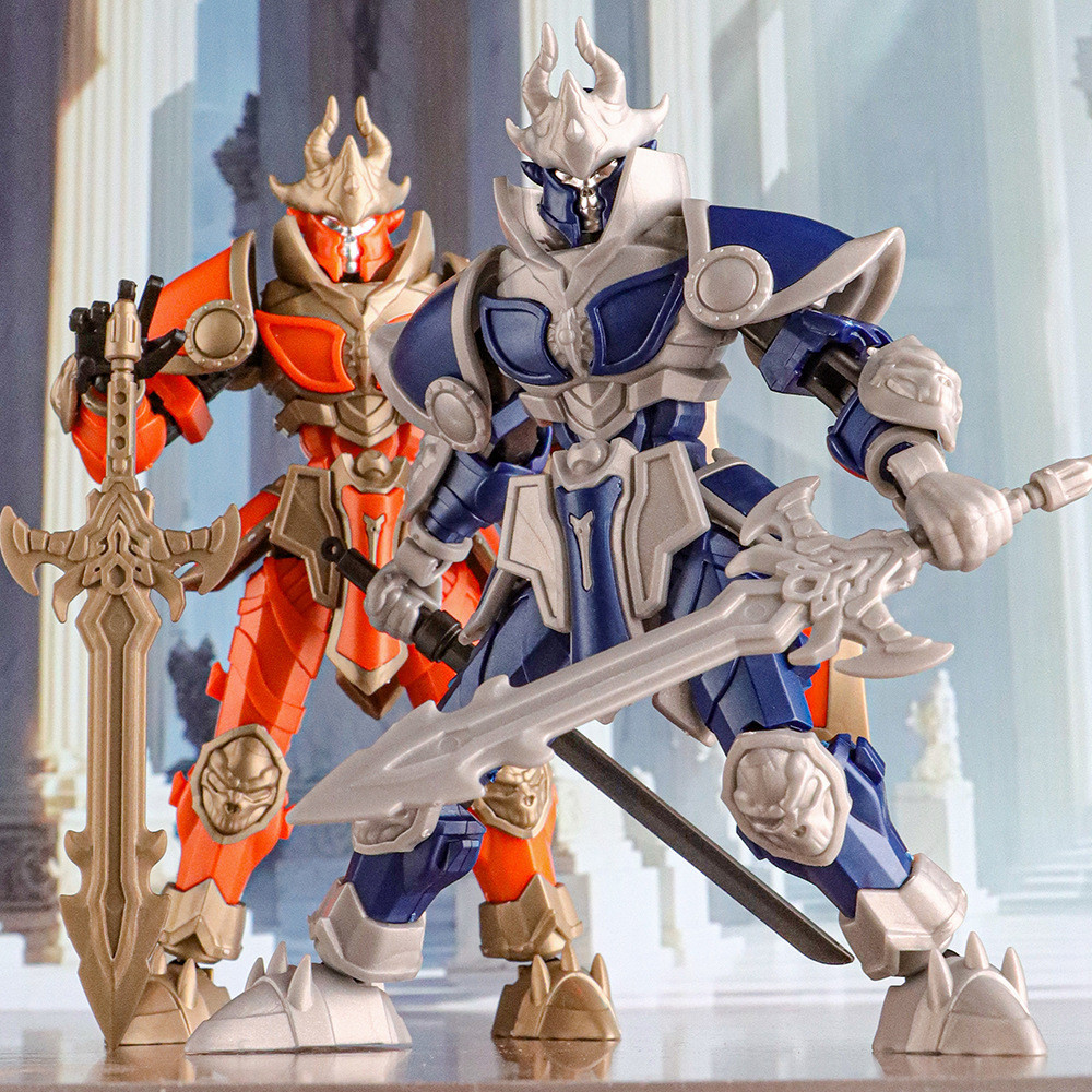 อัศวินมือทําหลายข้อต่อที่สามารถเคลื่อนย้ายประกอบตุ๊กตาแม่มดกษัตริย์รุ่น1118