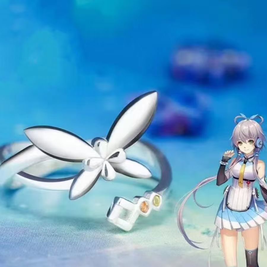 แหวนประทับใจ Luo Tianyi แหวนตรา Co Vsinger แหวนเปิด ส่งเพื่อนที่ดี