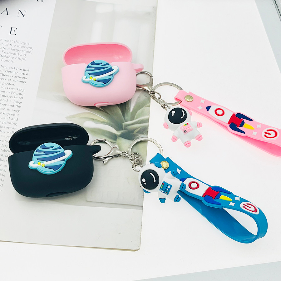 การ์ตูนนักบินอวกาศหูฟังสําหรับ Beats Studio /Solo Buds เคสซิลิโคนกันกระแทกกล่องได้ยินสําหรับ Beats S