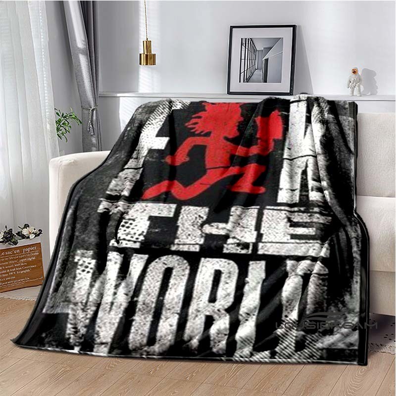 Insane Clown Posse Band ICP Juggalo Faygo Blanke, ก็สามารถใช้ได้เป็นผ้าปูที่นอน, ผ้าเช็ดตัว, เข่าหรื