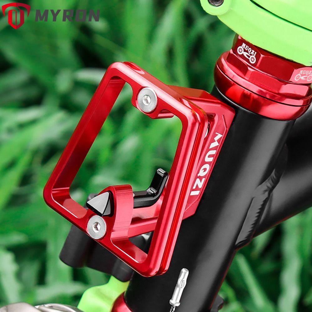 แร็คหน้าจักรยาน MYRON แบบพับเก็บได้ ออกแบบสำหรับจักรยานพับ พร้อมเมาท์อะแดปเตอร์จากอลูมิเนียมอัลลอยด์ ทนทานและปรับเปลี่ยนได้ตามต้องการ