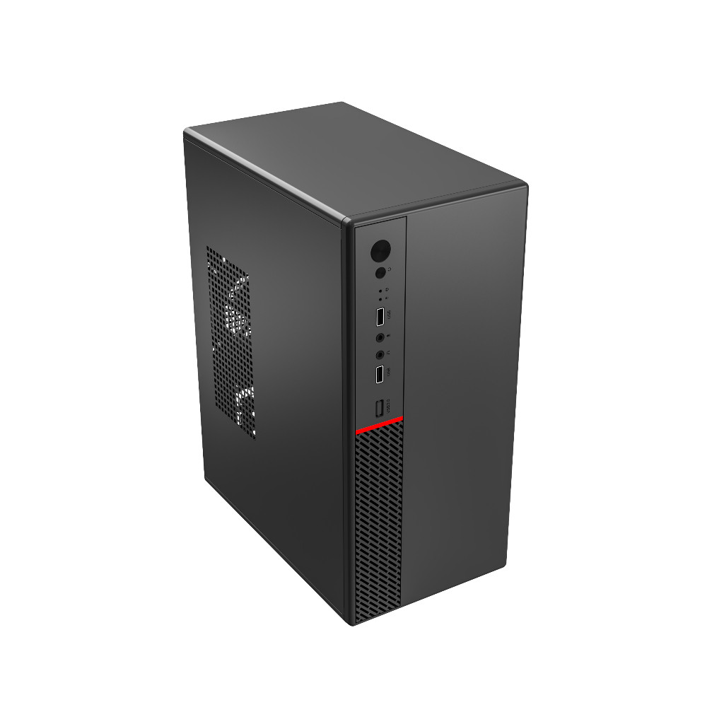 2025 เคสคอมพิวเตอร์ล่าสุดพร้อมสต็อกที่เรียบง่ายขนาดเล็กประณีตเดสก์ท็อป MATX เมนบอร์ดแชสซี DIY ITX - รูปที่ 5