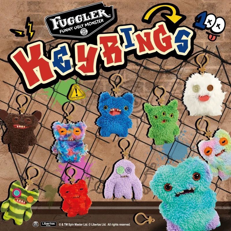 【พร้อมส่ง】fuggler โมเดล พวงกุญแจ ตุ๊กตา พวงกุญแจ พวงกุญแจ fuggler funny ugly monster fuggler spongeb