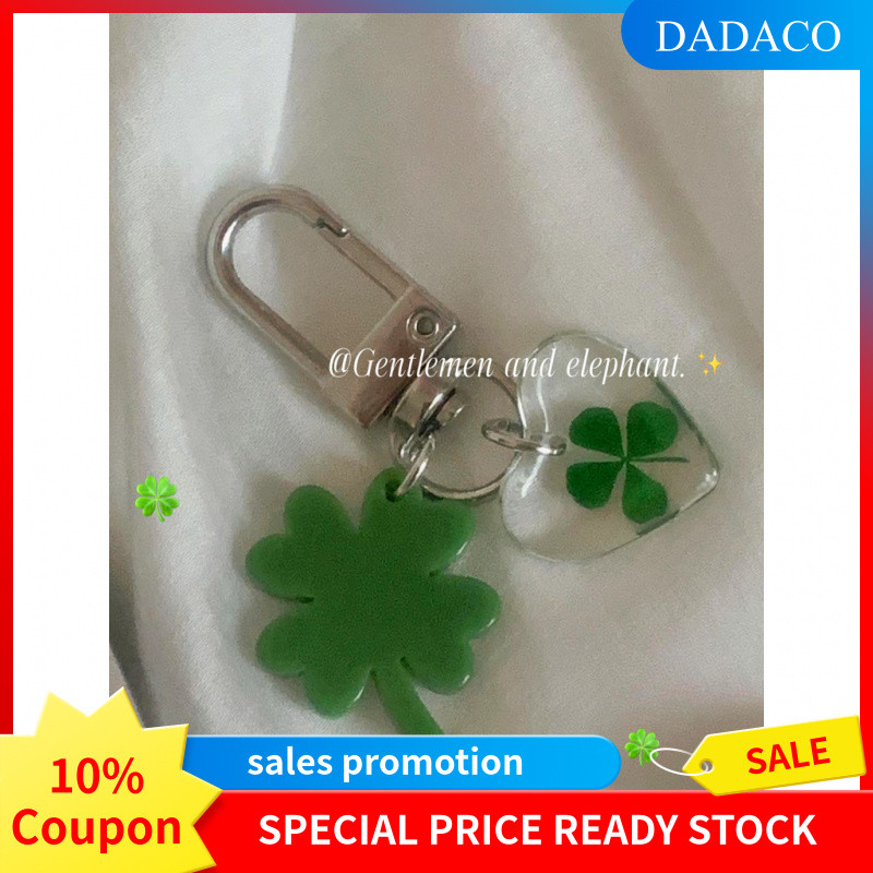 สไตล์เกาหลี ins สไตล์ Four-Leaf Clover พวงกุญแจ Airpods จี้ Goo การ์ดอัลบั้มรูปกระเป๋าเครื่องประดับ
