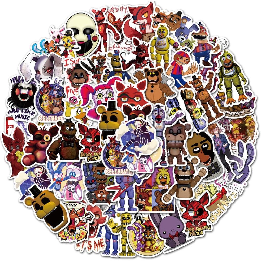 Five Nights at Freddys Stickers 50 Pack