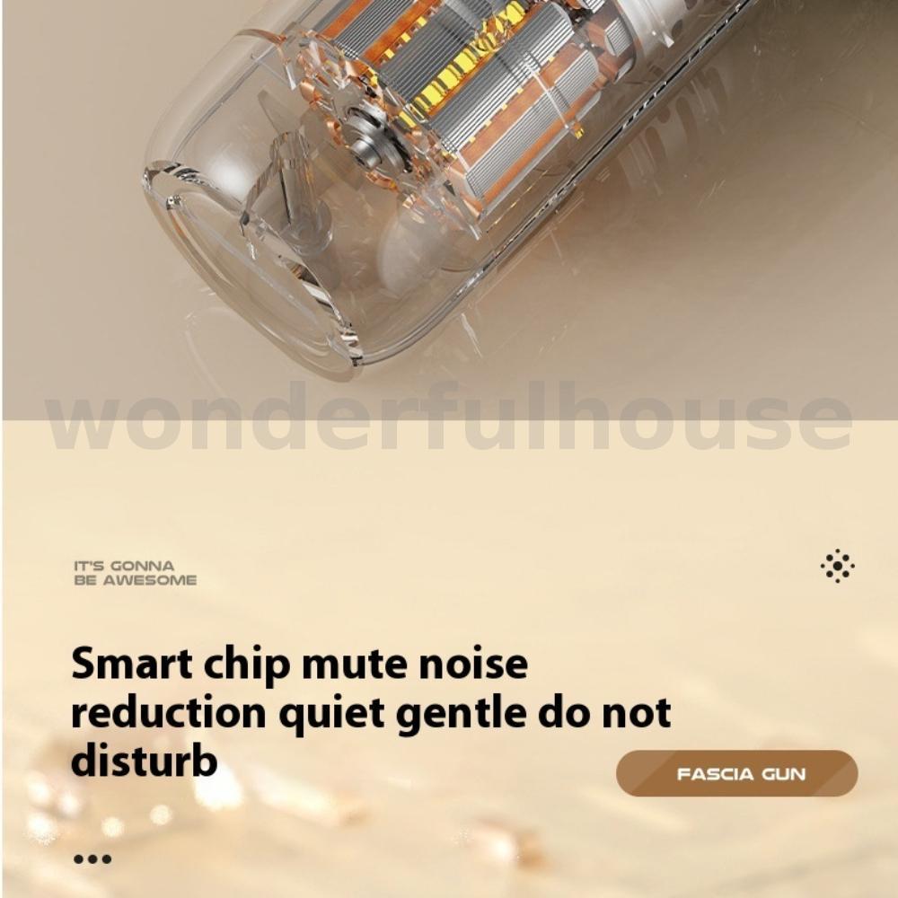 COSHARE มินินวดกล้ามเนื้อแบบพกพา Fascia นวดไฟฟ้า 6-Speed ปรับฟิตเนสผ่อนคลายกล้ามเนื้อนวด