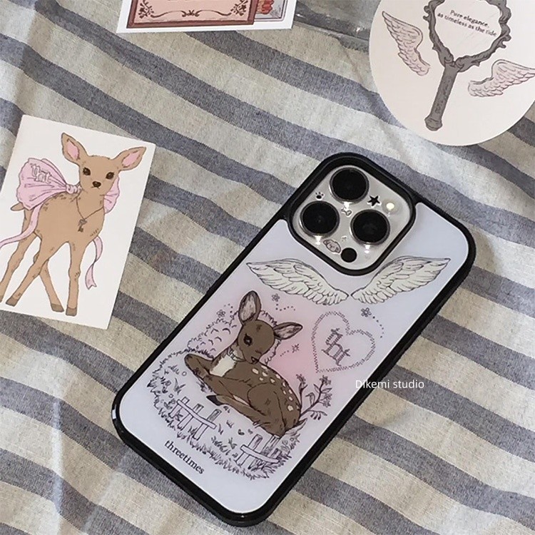 เคสกวางสไตล์ Y2K ของเกาหลีสําหรับ iphone 17/16promax/15promax/13/12/14pro/11 เคสโทรศัพท์