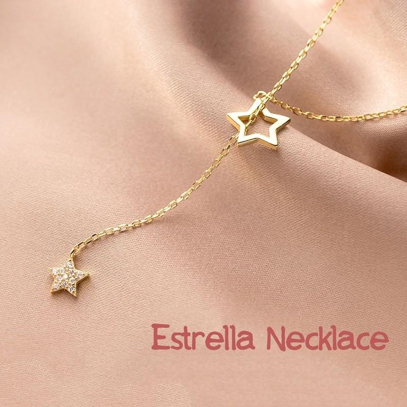 Estrella Necklace สร้อยคอเงินแท้ S925 [MERCELO]