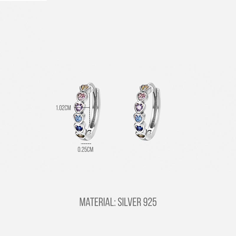 Amoretti Earrings ต่างหูเงินแท้ S925 [MERCELO] - รูปที่ 2