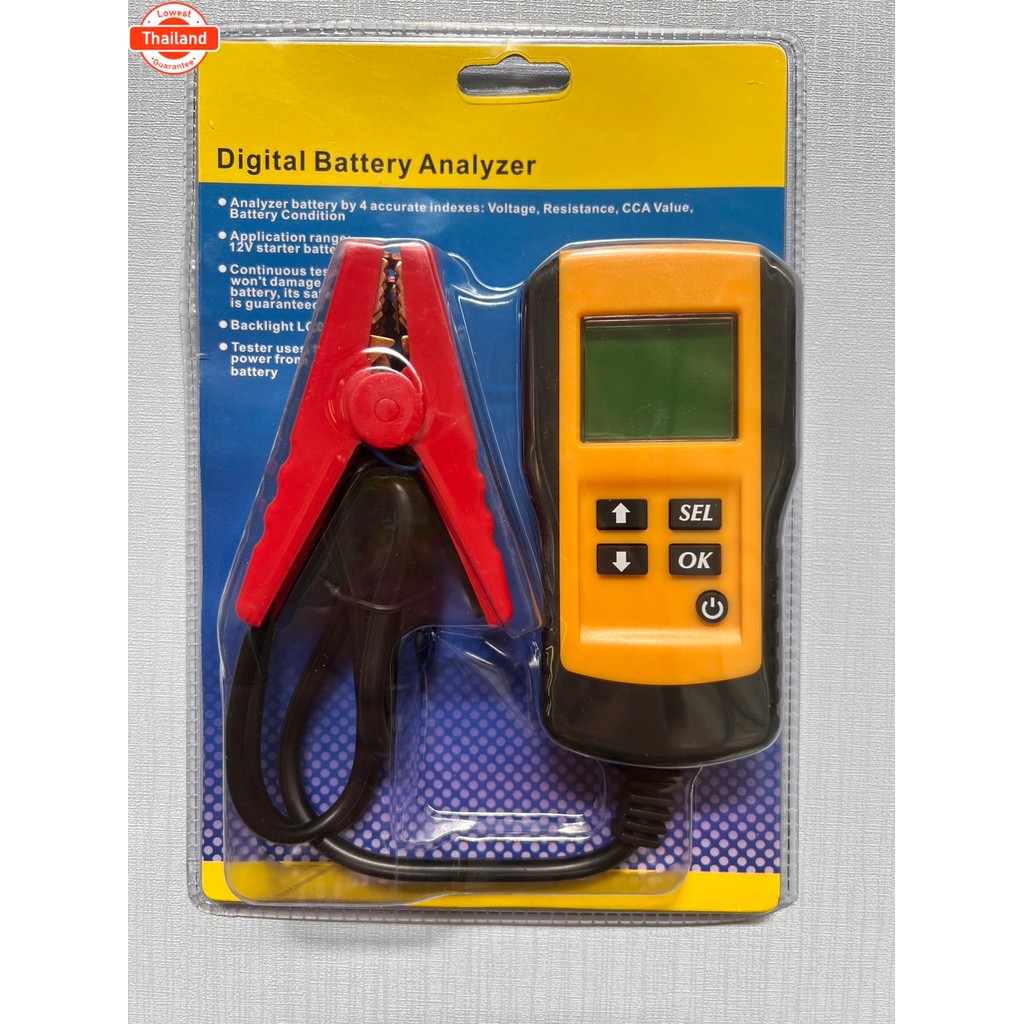 เครื่องวัดแต เครื่องวัดแตเตอรี่ เครื่องวัดค่า CCA Battery Analyzer & Battery Tester สินค้า
