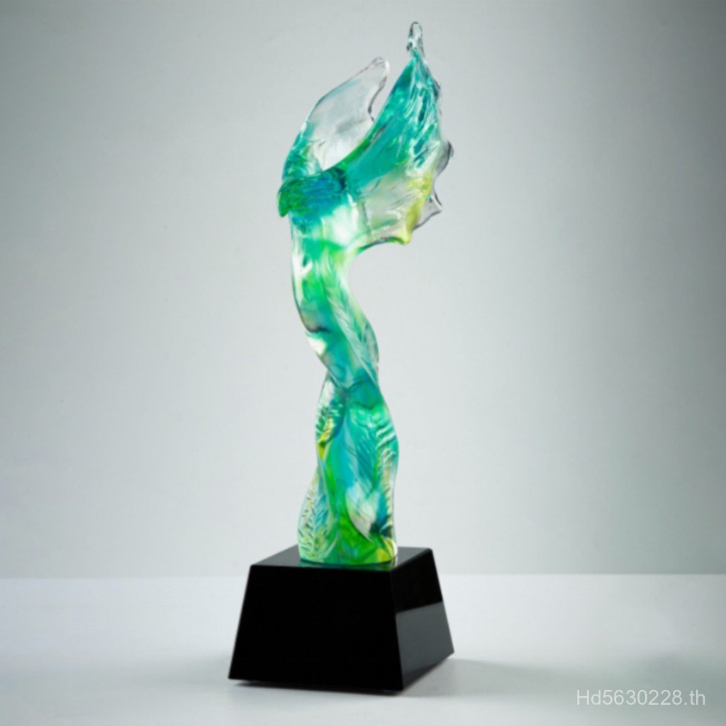 ใหม่ 2024 วิธีโบราณ High-End Company Trophy การประชุมประจําปีของที่ระลึกแก้วกิจกรรมหัตถกรรมรางวัล De