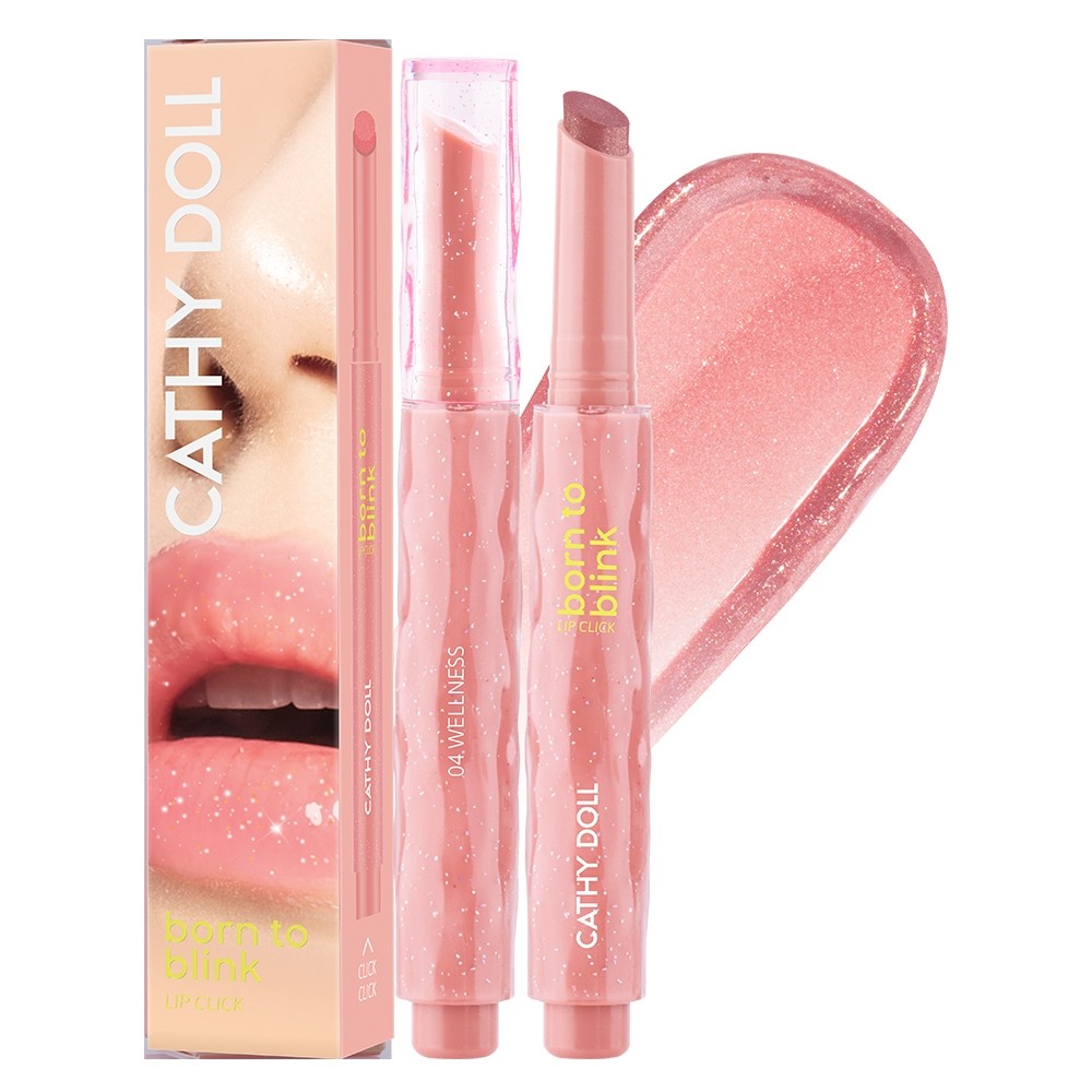 Cathy Doll Born To Blink Lip Click 2g เคที่ดอลล์ บอร์นทูบลิ้งก์ ลิปคลิก ชิมเมอร์มุก