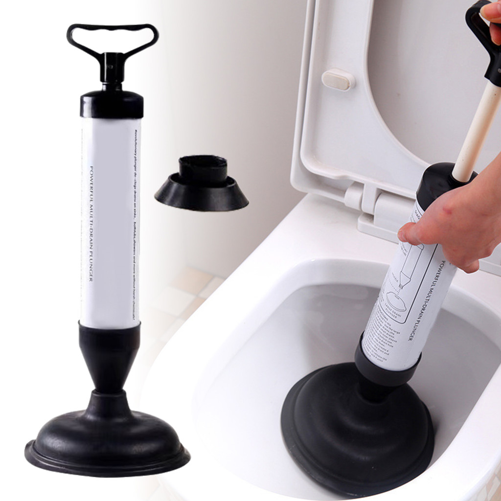 IlislandDrain Plungerแรงดันสูงห้องน้ํา Plunger เครื่องมือพร้อมถ้วยดูดปั๊มห้องน้ํา Plunger Pipeline D
