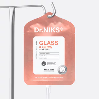Dr.Niks Microbiome-Mixed Mask ดร.นิกส์ แผ่นมาสก์หน้าวีแกน 27ml (Glass&Glow/Plump&Firm/Acne Solution/Pore Tightening)