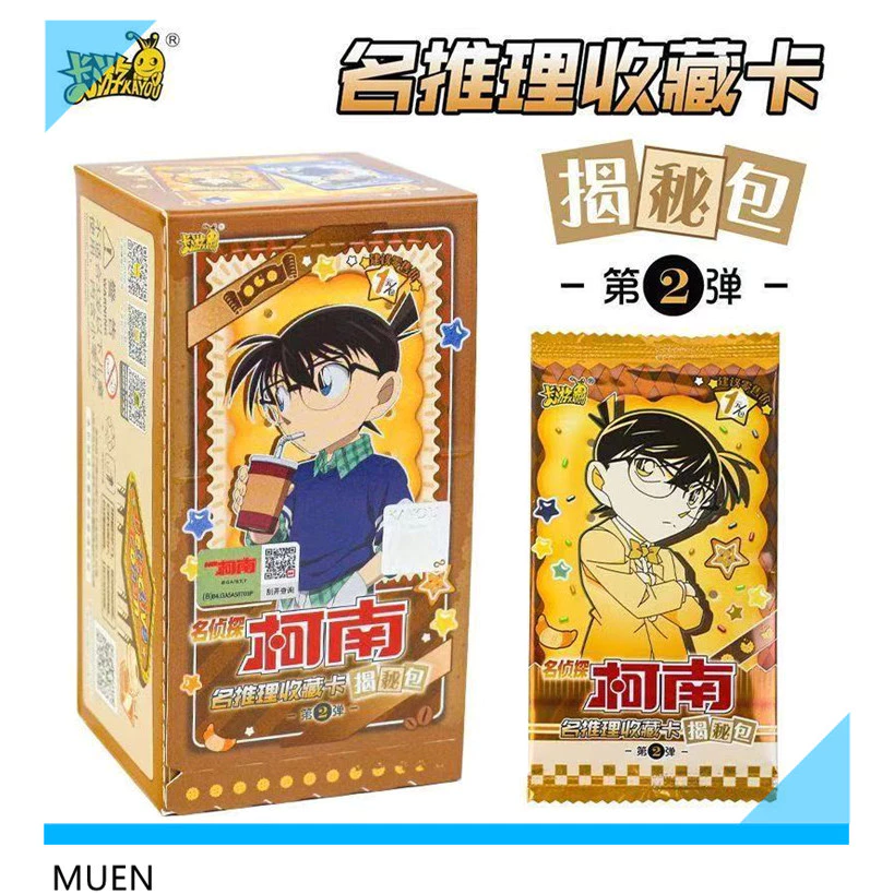 KAYOU นักสืบคอนัน แพ็คคลับ揭谜 รุ่น 2 การ์ดสะสมการไขปริศนา (1 กล่อง 36 แพ็ค) 153