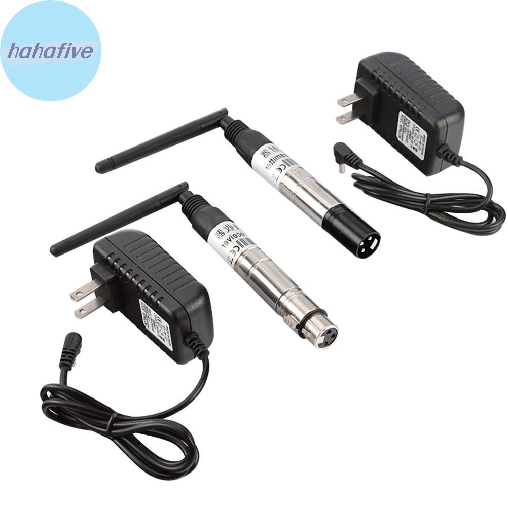 HAHA DMX512 2.4G ตัวรับสัญญาณไร้สายเครื่องส่งสัญญาณตัวควบคุมแสงสําหรับอุปกรณ์ DMX TH