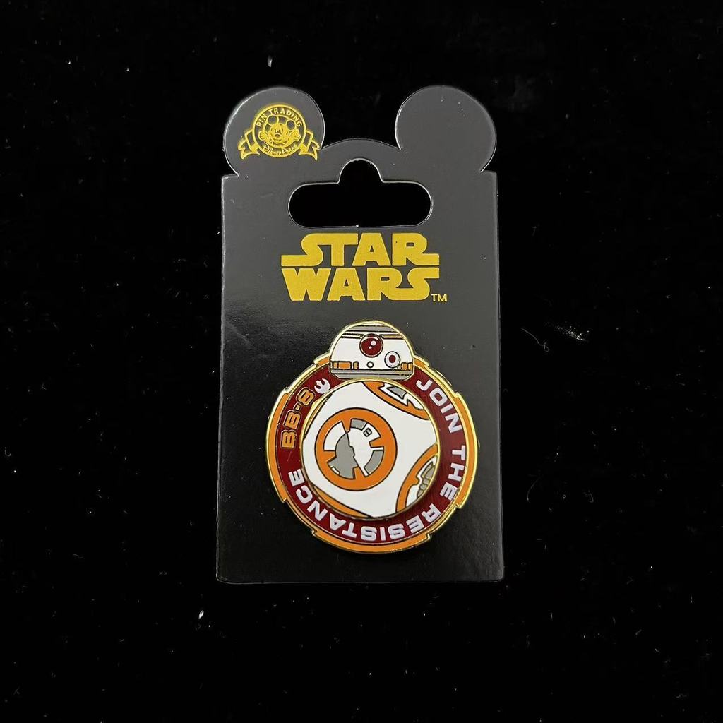Disney Badge Disney pin Disney pin Disney Medal เข็มกลัด STAR Wars STAR WARSBB Machine BB-8/Beads 25