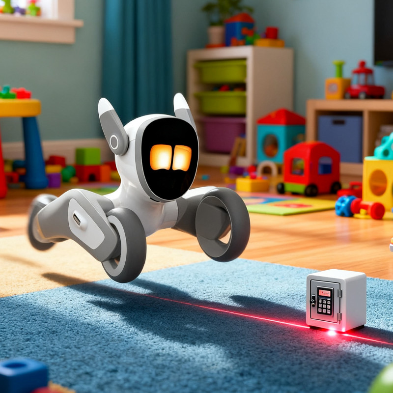 Loona Smart Robot Pet | สหาย AI แบบโต้ตอบพร้อมอารมณ์คําสั่งเสียงและการตรวจสอบที่บ้าน | หุ่นยนต์อัจฉร