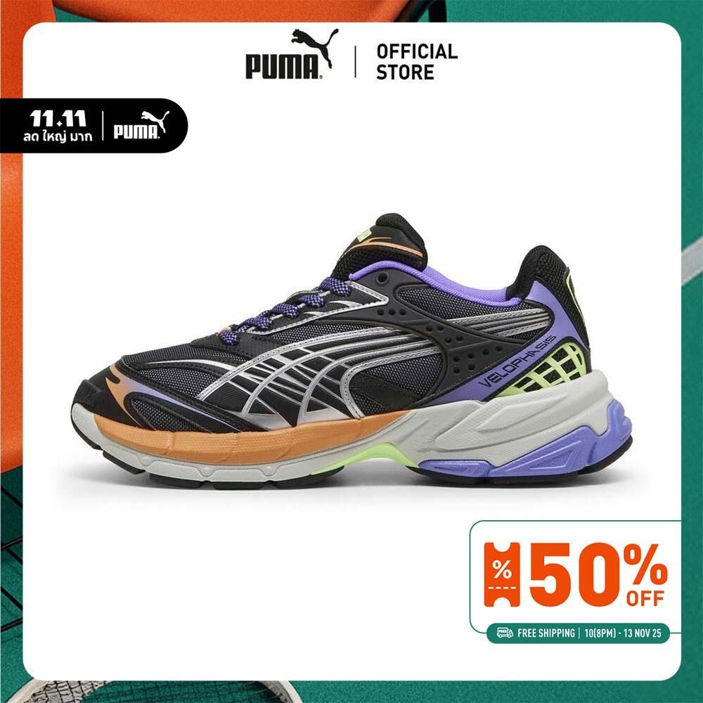 PUMA EVOLUTION - รองเท้าผ้าใบ Velophasis Born In The 2000s สีดำ  39821901