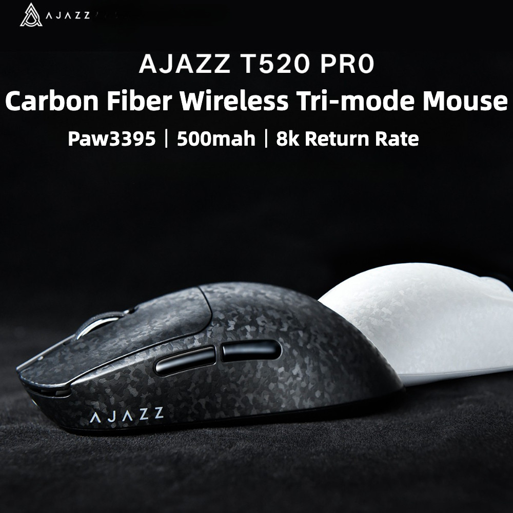 AJAZZ AJ199 PRO Max E-sports Mouse ไร้สายบลูทูธ PAW3311 Tri-mode เกมคอมพิวเตอร์น้ําหนักเบาสํานักงานม