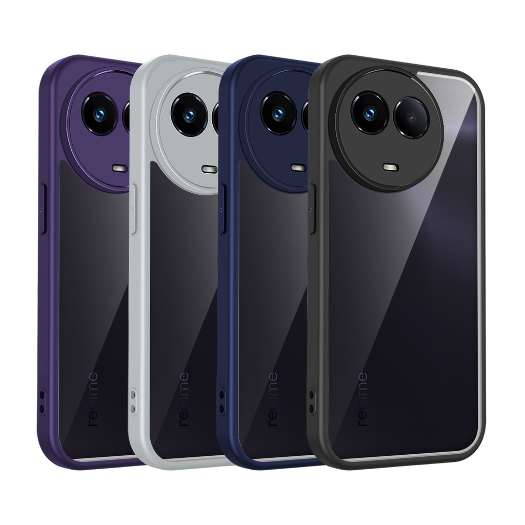 เคส Realme 11X 5G ปลอกหรูหรา Frosted โปร่งใสสําหรับ Realme 11X 5G เคสโทรศัพท์